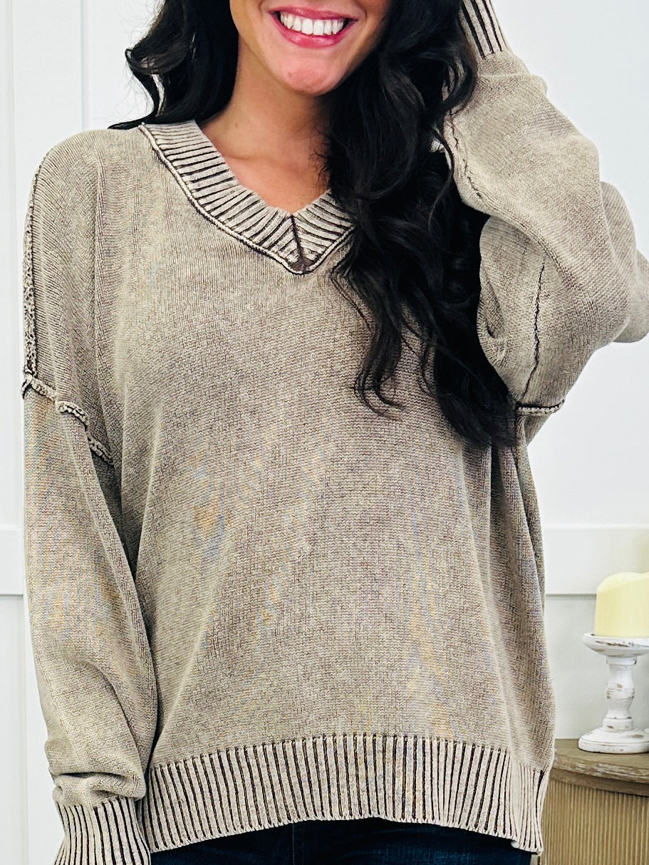 Fade Into You Sweater In Multiple Colors