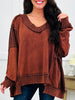Comfortably Confident V Neck Top in Multiple Colors
