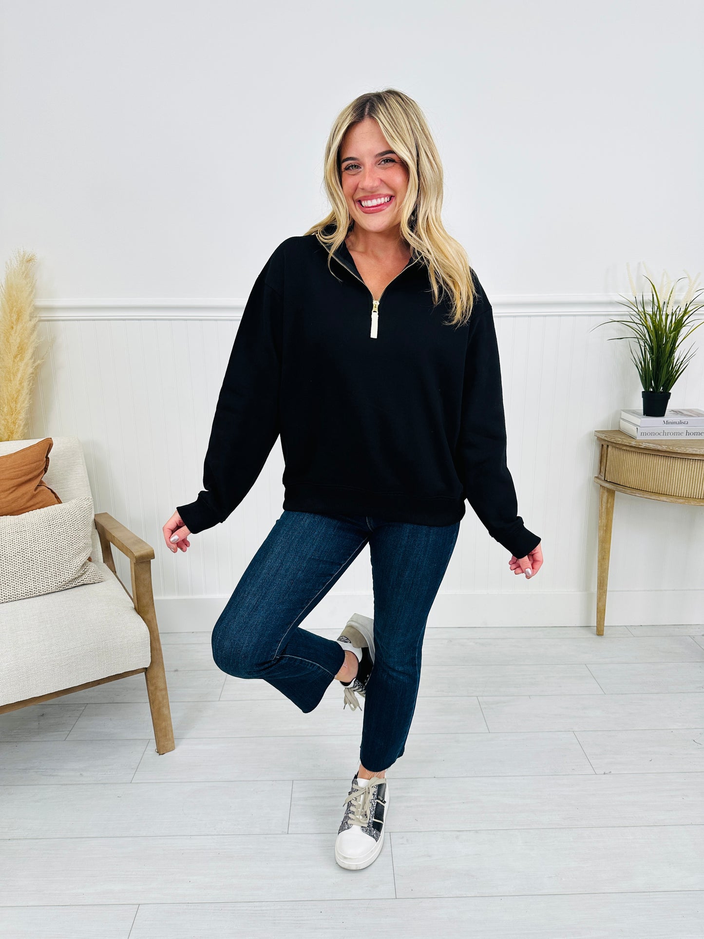 Zip Into Fall Pullover-- Multiple Colors!