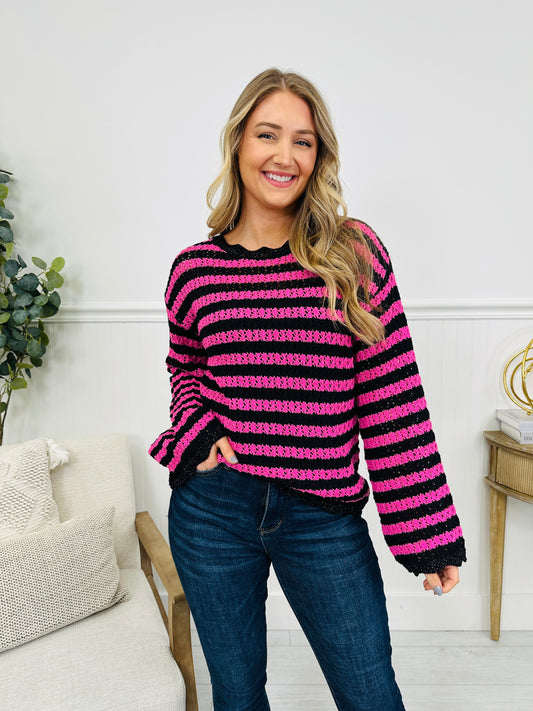 Stripes in the Spotlight Top