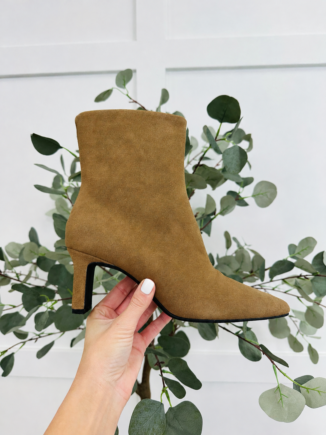 Made You Look Bootie In Taupe