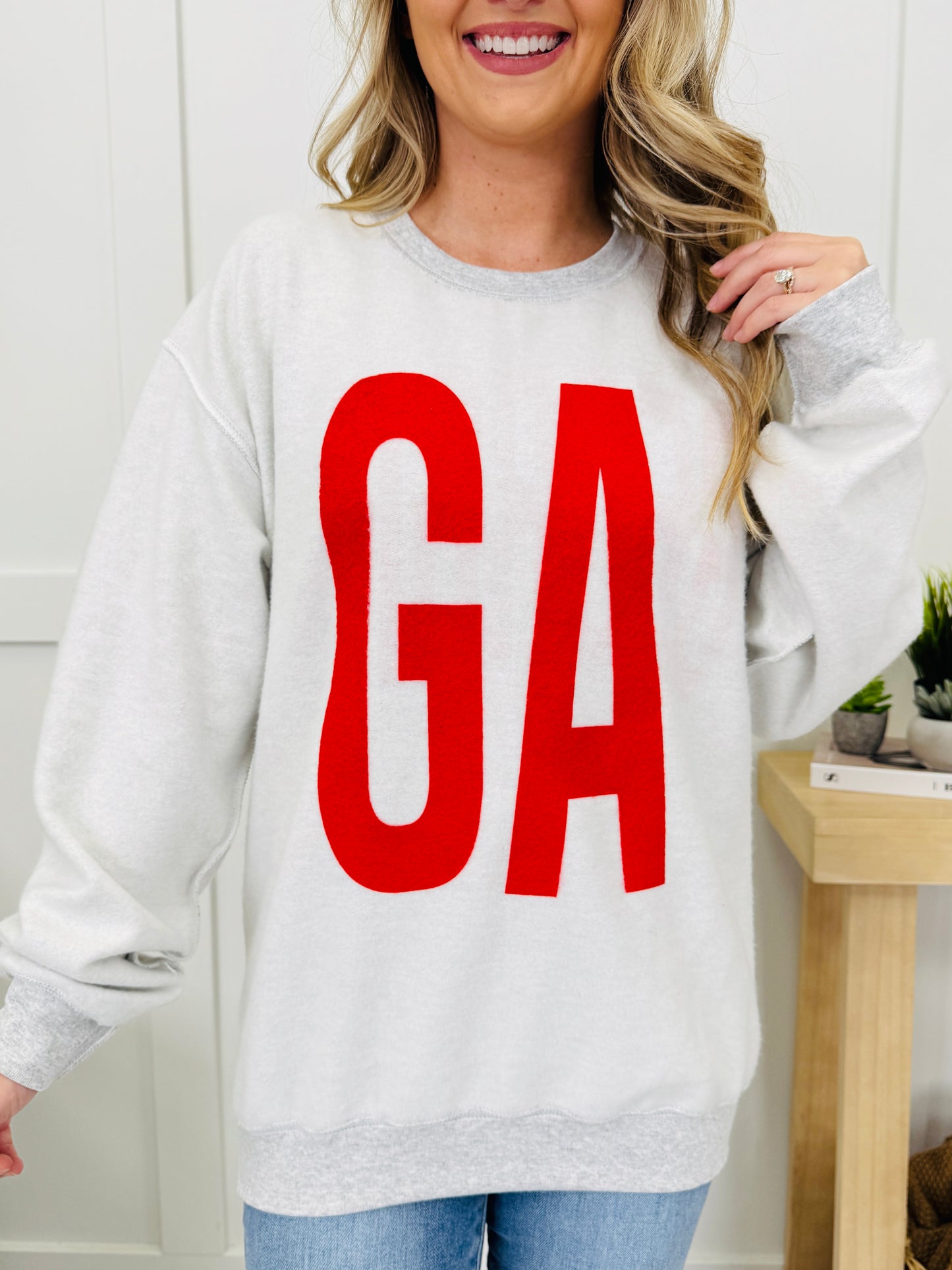 Georgia Reversible GA Graphic Crewneck Sweatshirt