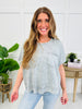 Faded Flirt Top In Multiple Colors