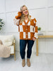 Everlasting Charm Cardigan In Rust Combo