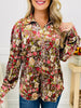 Garden Of Echoes Top In Brown