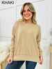 REG/CURVY On The Go Crewneck Pullover--Multiple Colors