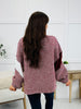 Frosted Pine Shacket In Red