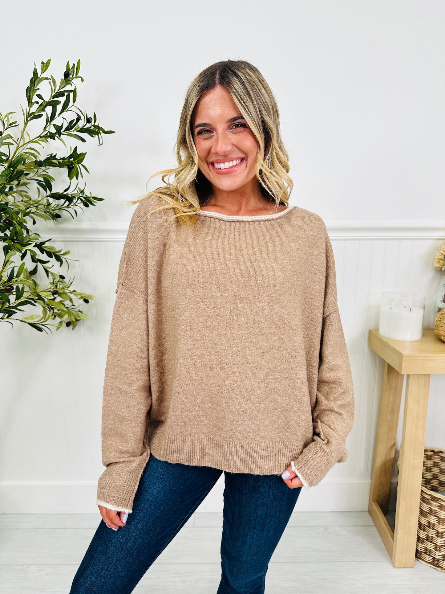 The Espresso Lane Top In Mocha