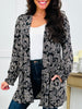 Midnight Paisley Cardigan