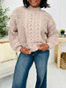 The Cable Club Sweater- Multiple Colors!