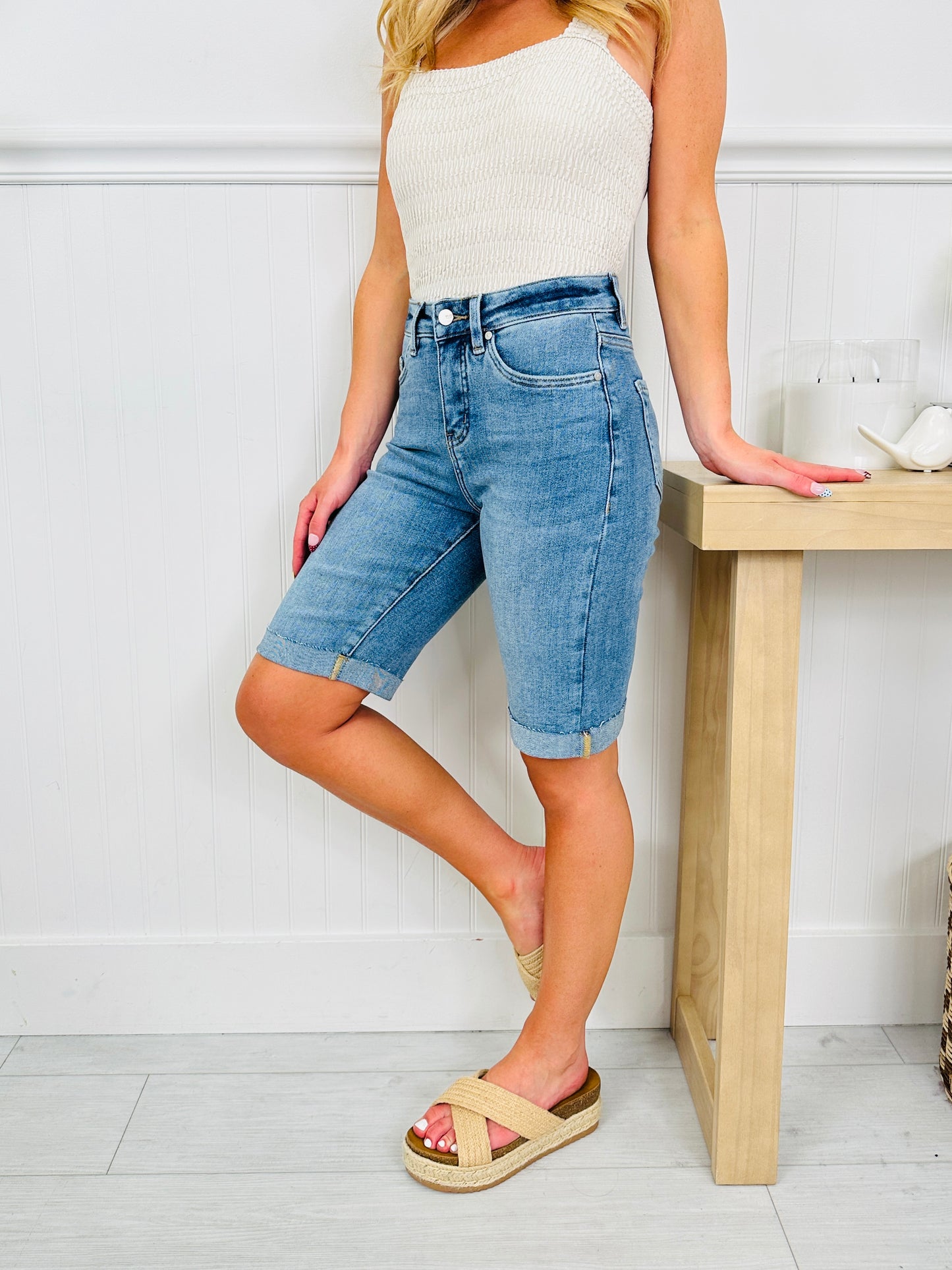 Basically Bermuda Tummy Control Shorts