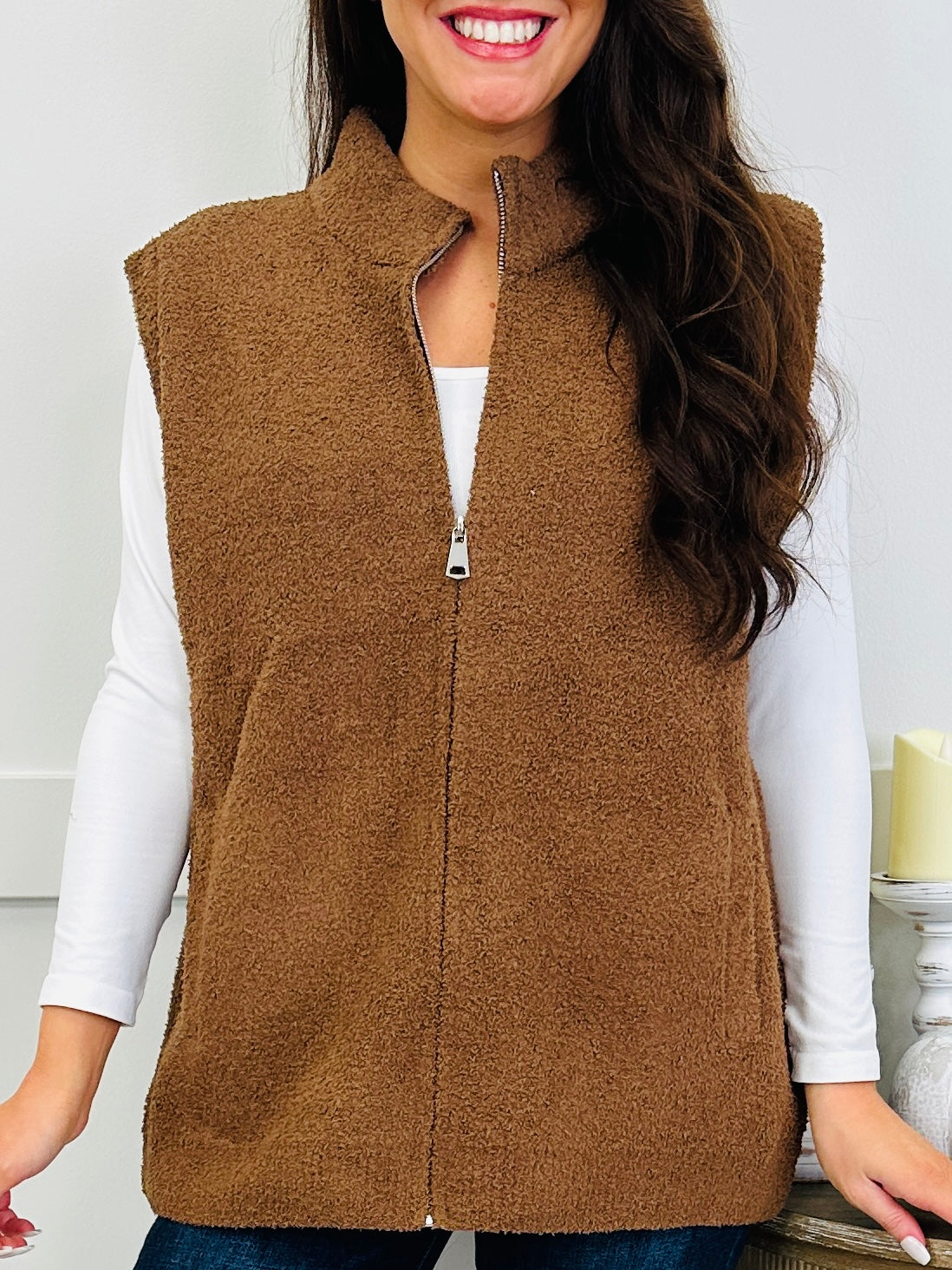 Toasty Days Vest In Multiple Colors
