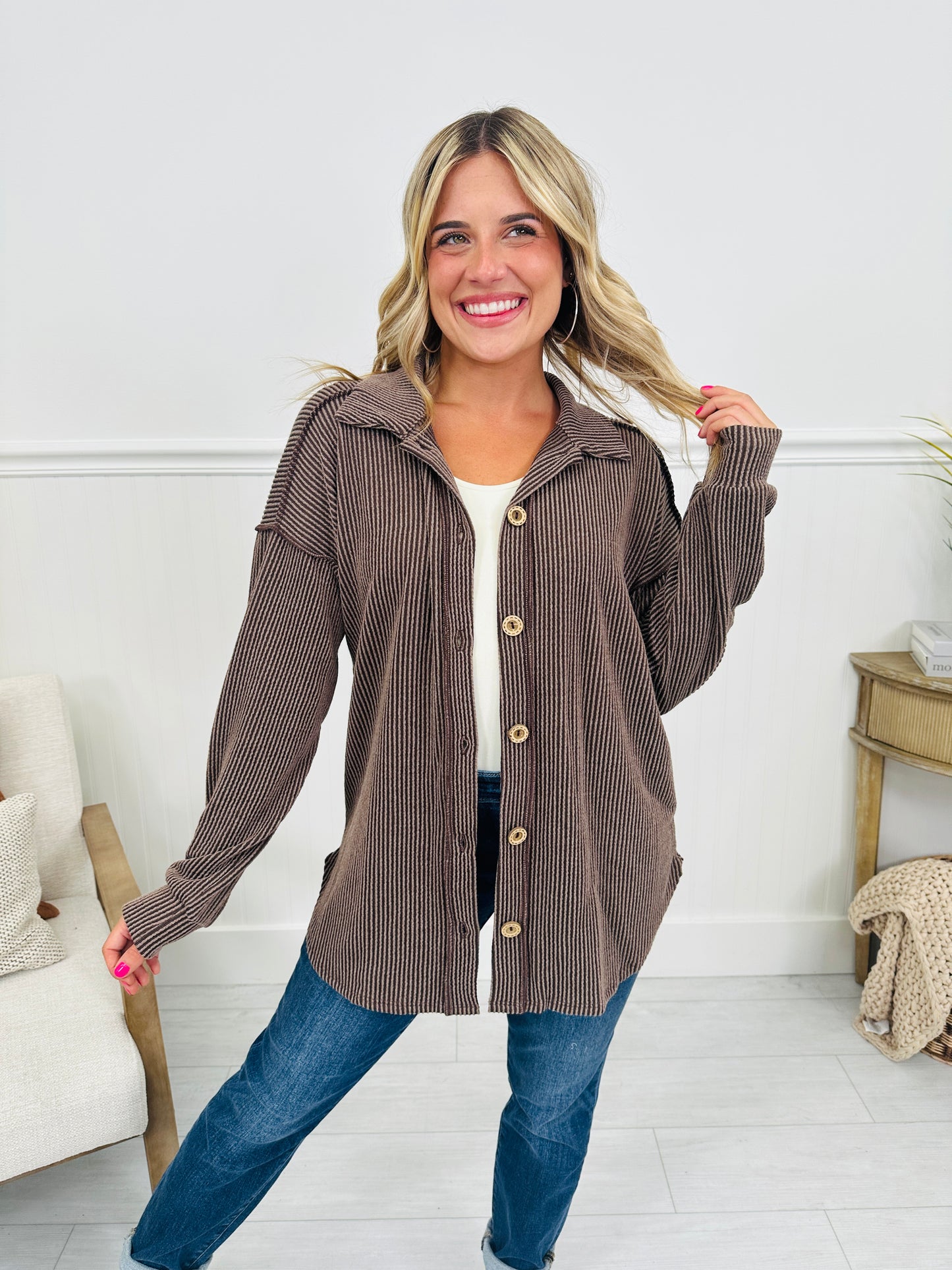 Fall Feelings Shacket In Multiple Colors