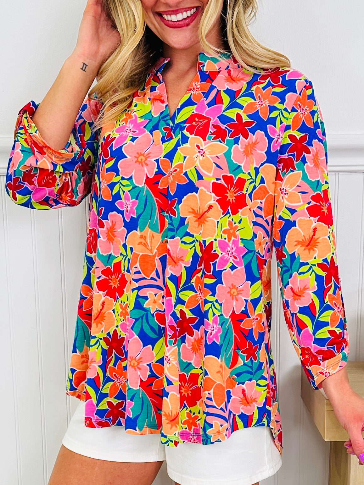 Sweet Like Spring Top in Savannah Print