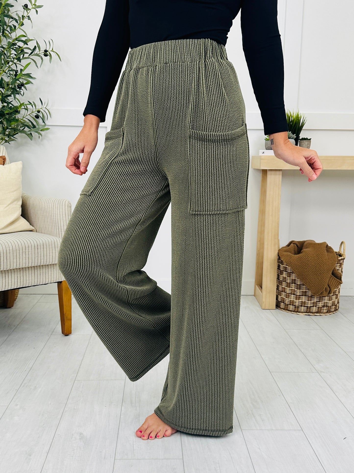 Textured Tranquility Bottoms- Multiple Colors!