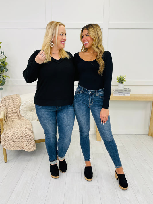 Judy Blue Confidently Cozy Thermal Skinny Jeans in Reg/Curvy