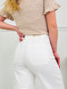 Judy Blue Whispers of White Wide Leg Cropped Jeans