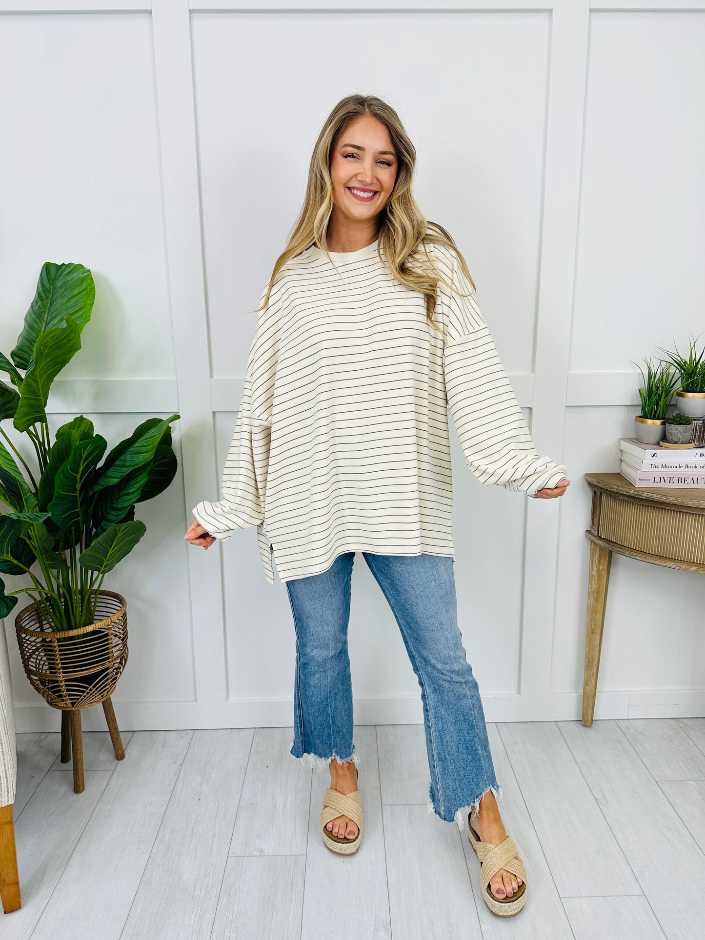 Let the Feeling Lead Top In Ivory