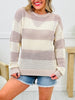 MOCO Exclusive Coastal Chic Striped Sweater- Multiple Colors!