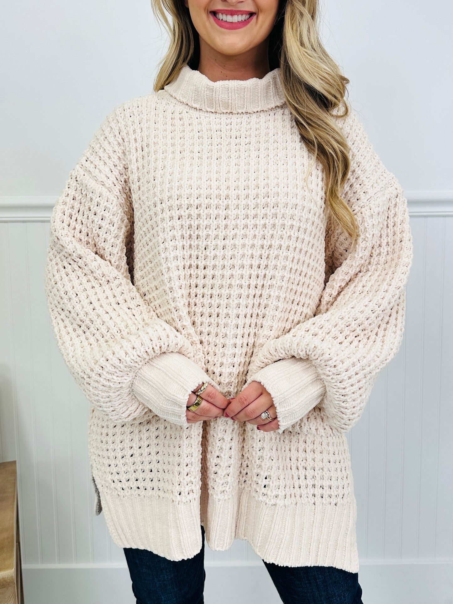 Cozy In Knit Sweater- Multiple Colors!