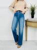 Go Into Detail Tummy Control Wide Leg Jeans