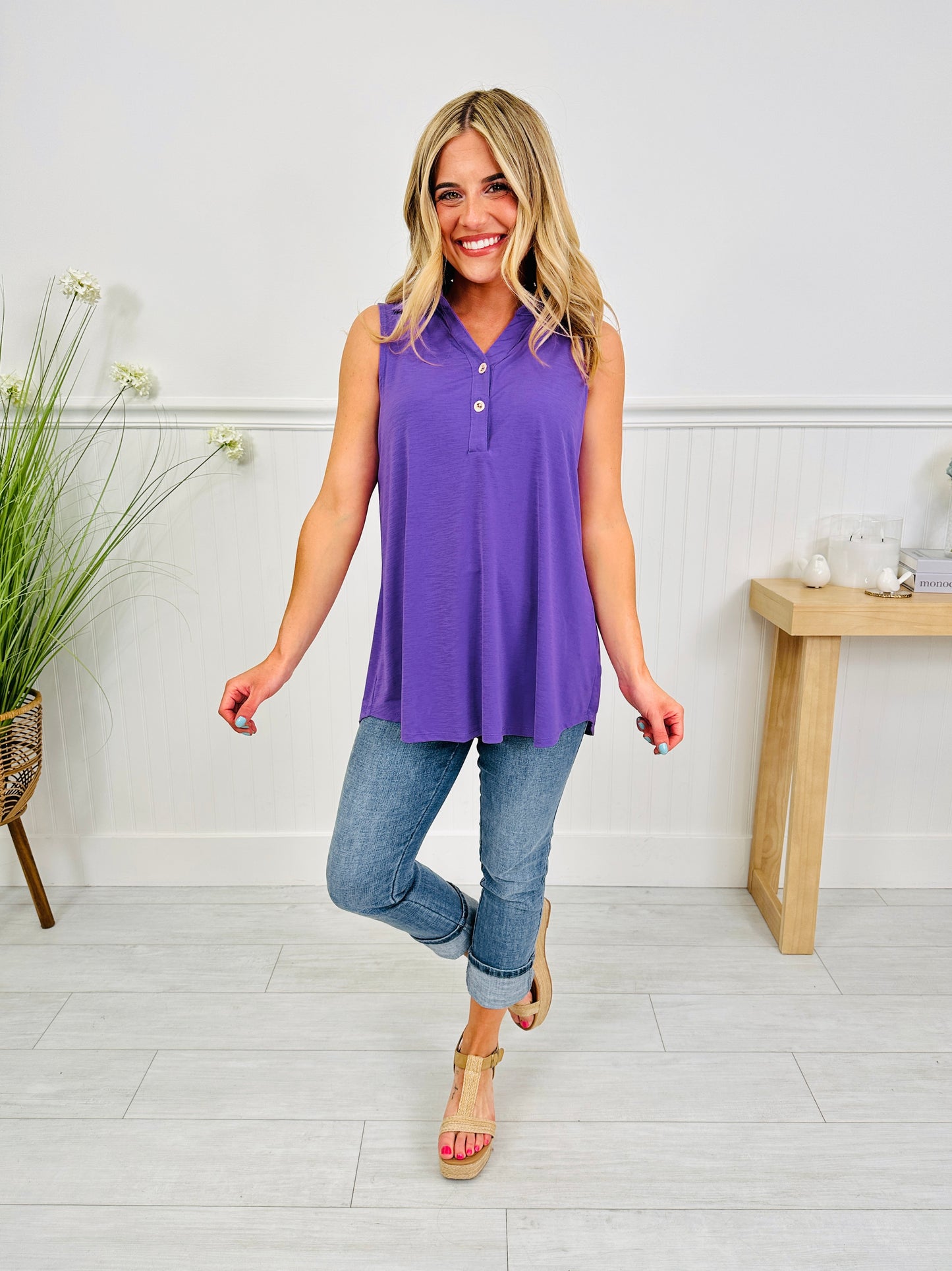 Easy Come Easy Go Tank Top in Multiple Colors