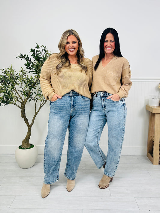Judy Blue Good Company Arc Leg Jeans