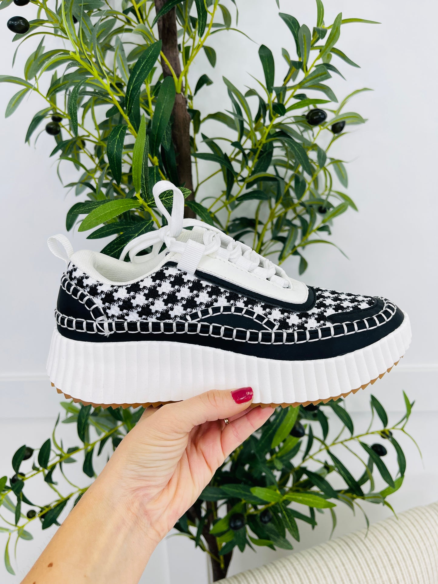 Plaid Parade Sneakers