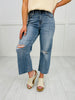 Judy Blue REG/CURVY Crop You Out Wide Leg Cropped Jeans