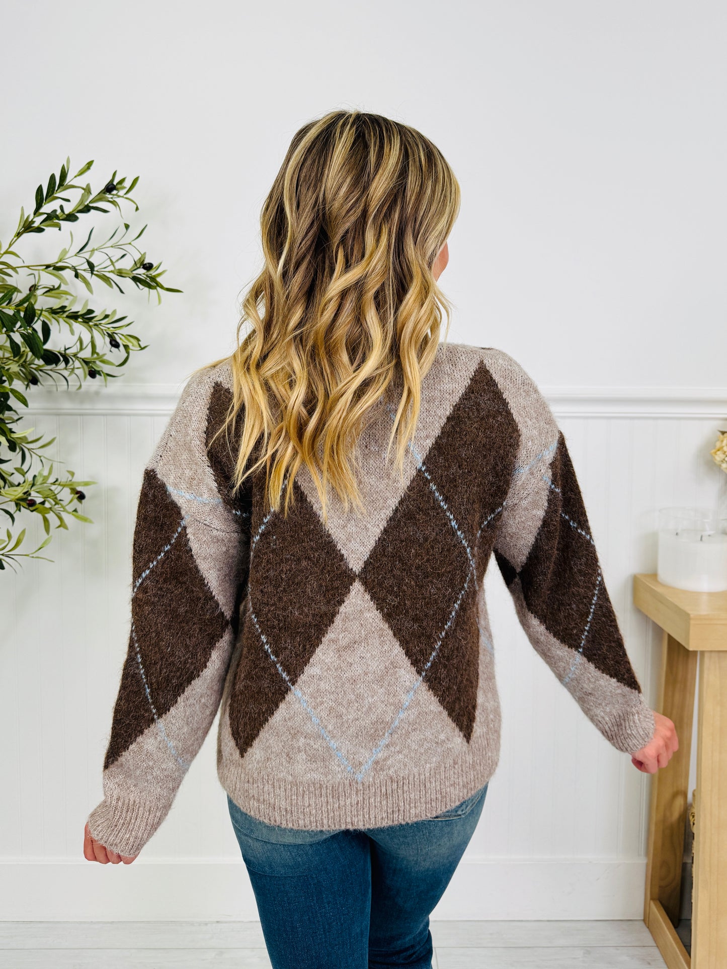 Argyle In Style Sweater