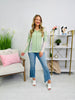 A Story in Every Seam Top In Sage