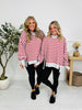 Stripe Up Your Alley Pullover In Heather Grey