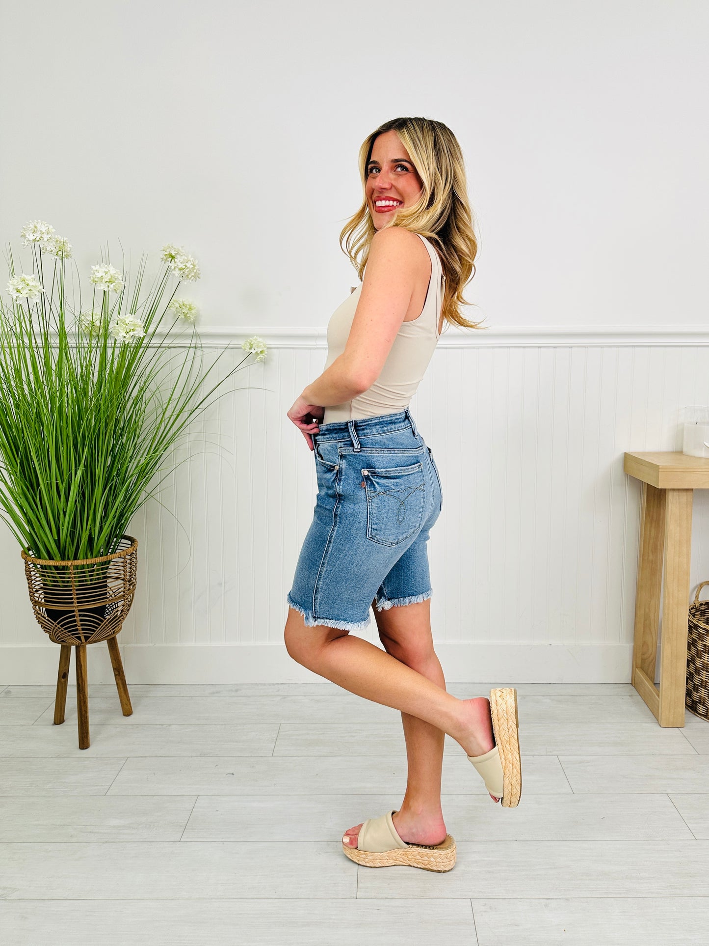 Judy Blue Bermuda Babe Shorts