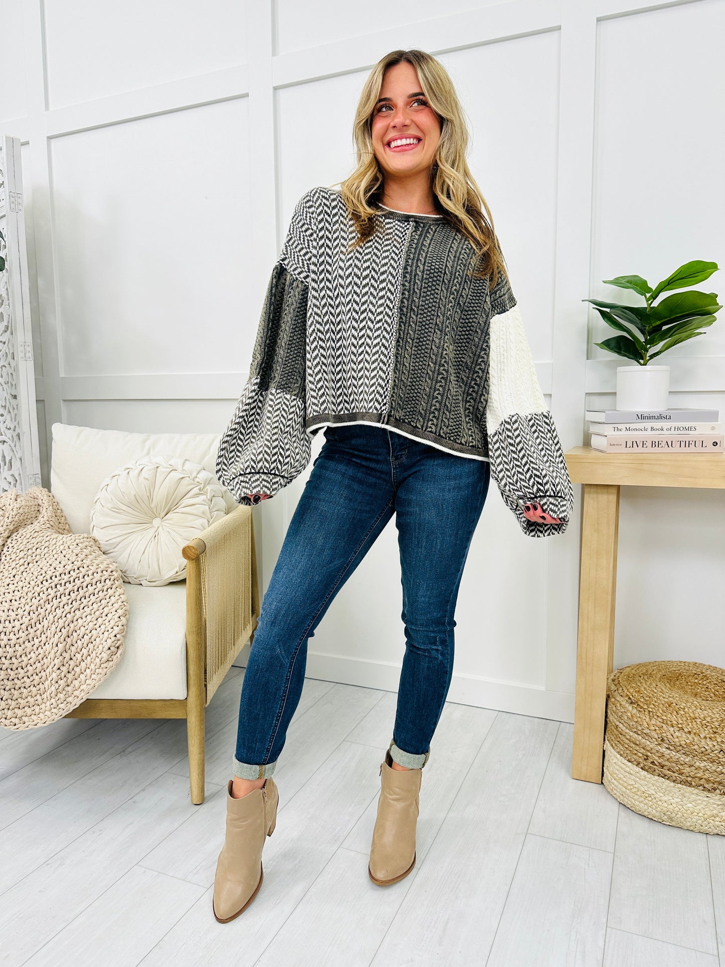 Bold Blocks Sweater