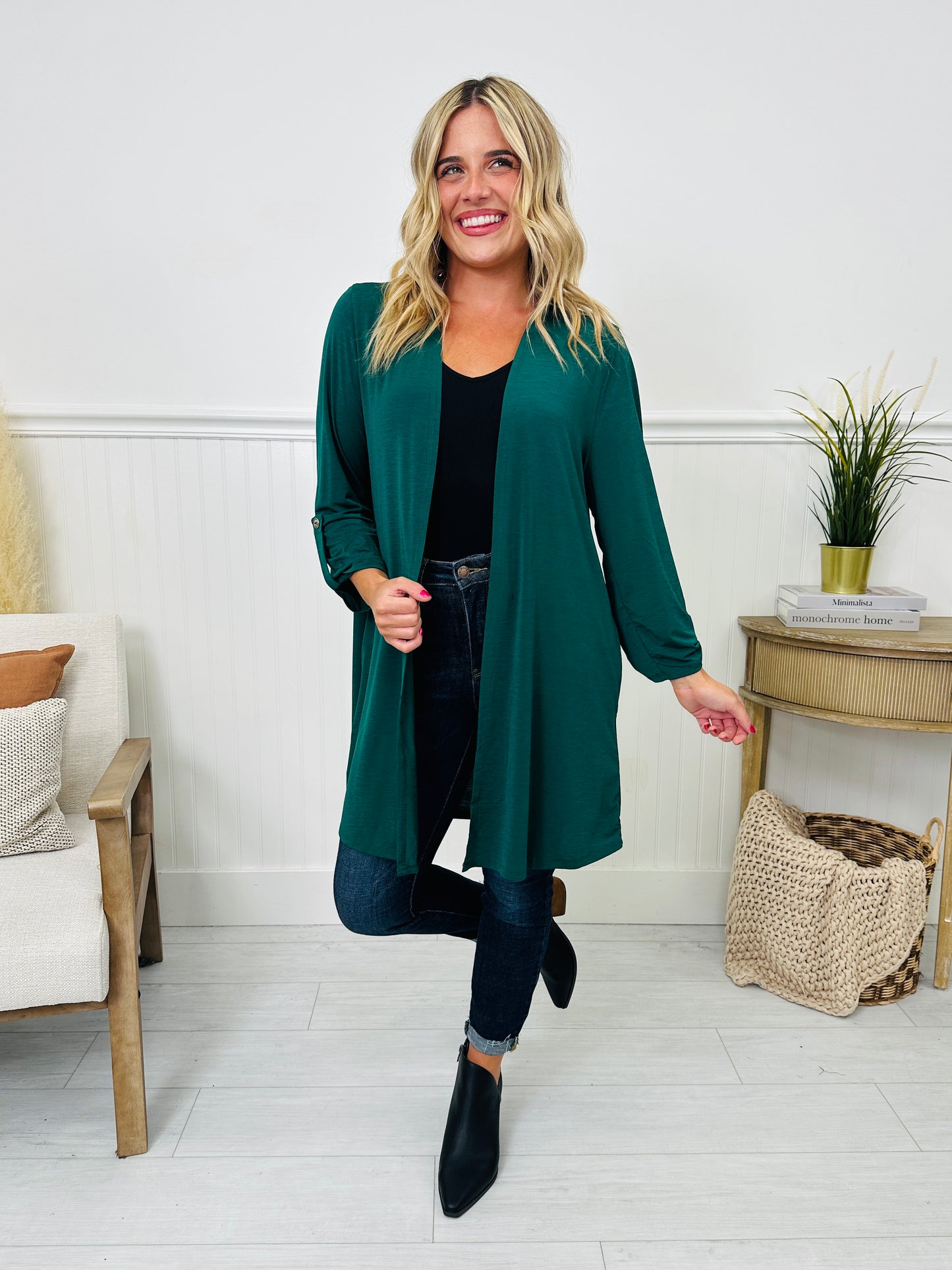 Fall Into Style Wrinkle Free Cardigan- Multiple Colors!