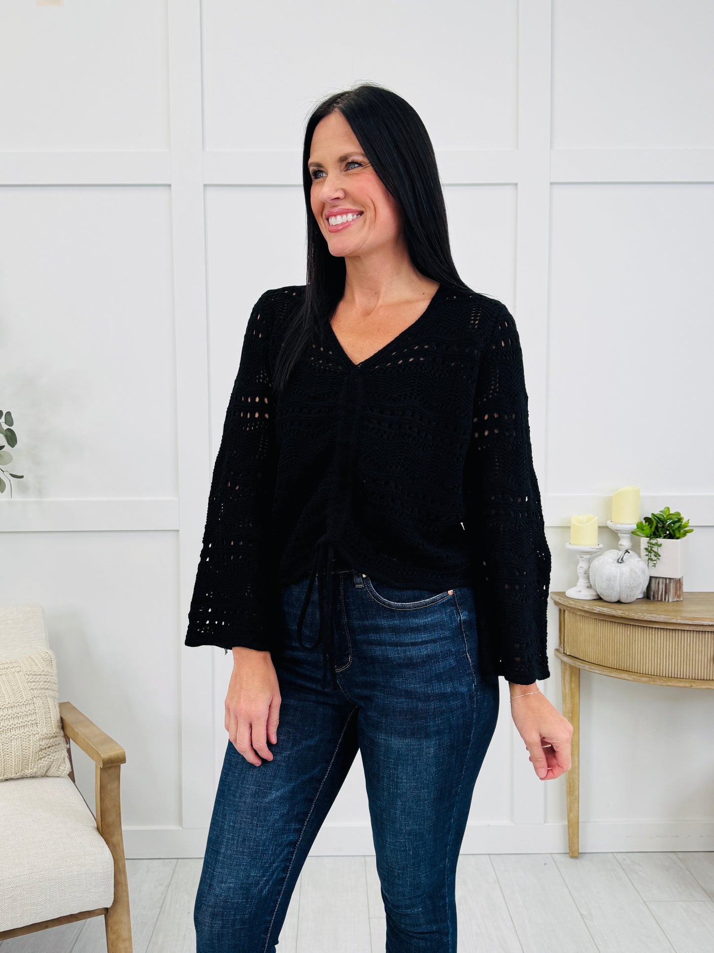 Sweetest Surrender Top In Black