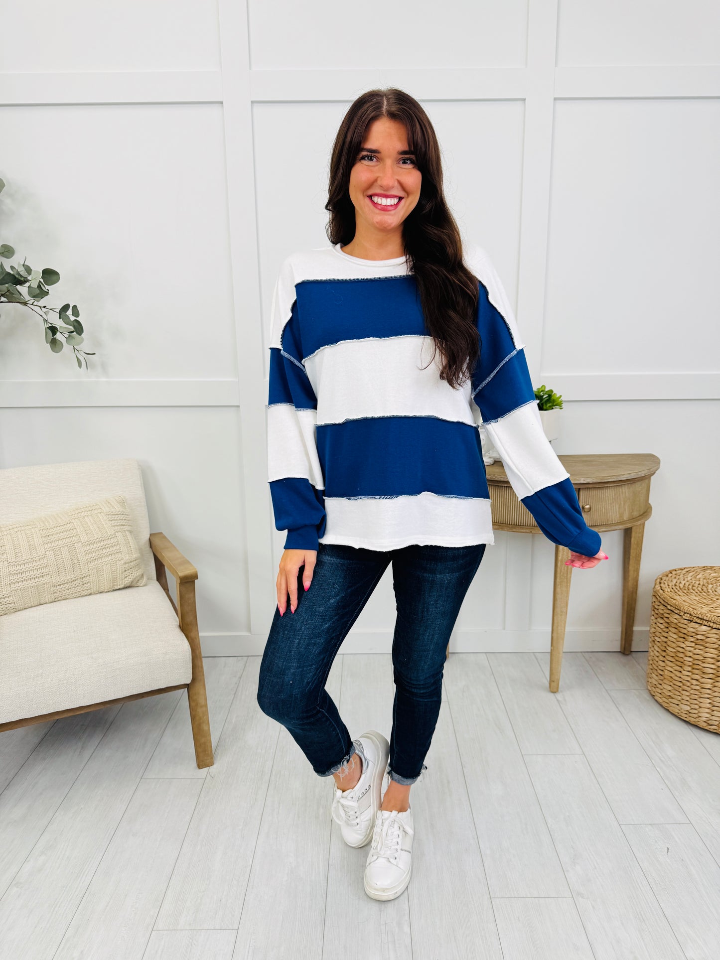 Opposites Attract Top In Lt Navy