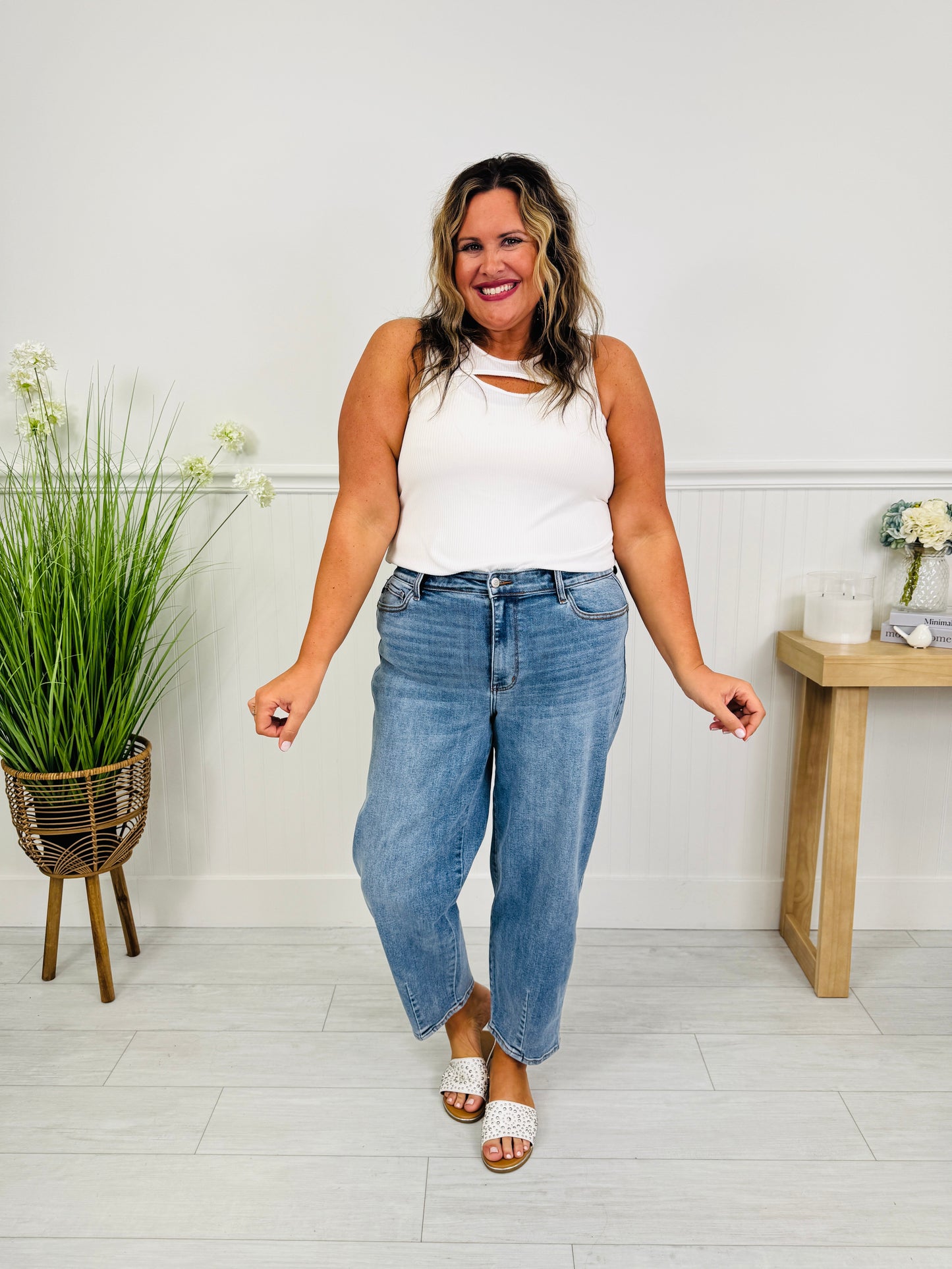 Judy Blue Breezy Barrel Jeans