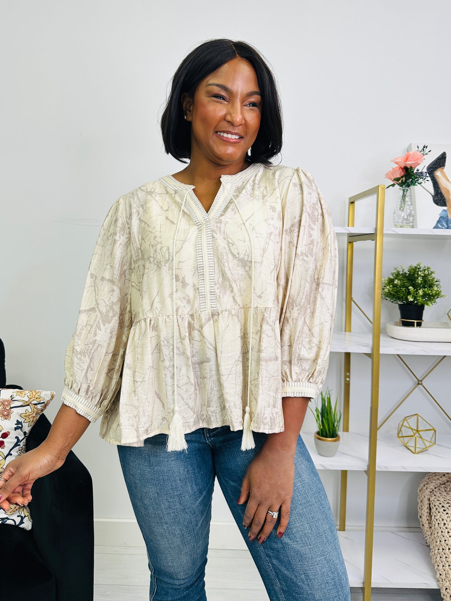 Etched in Softness Top