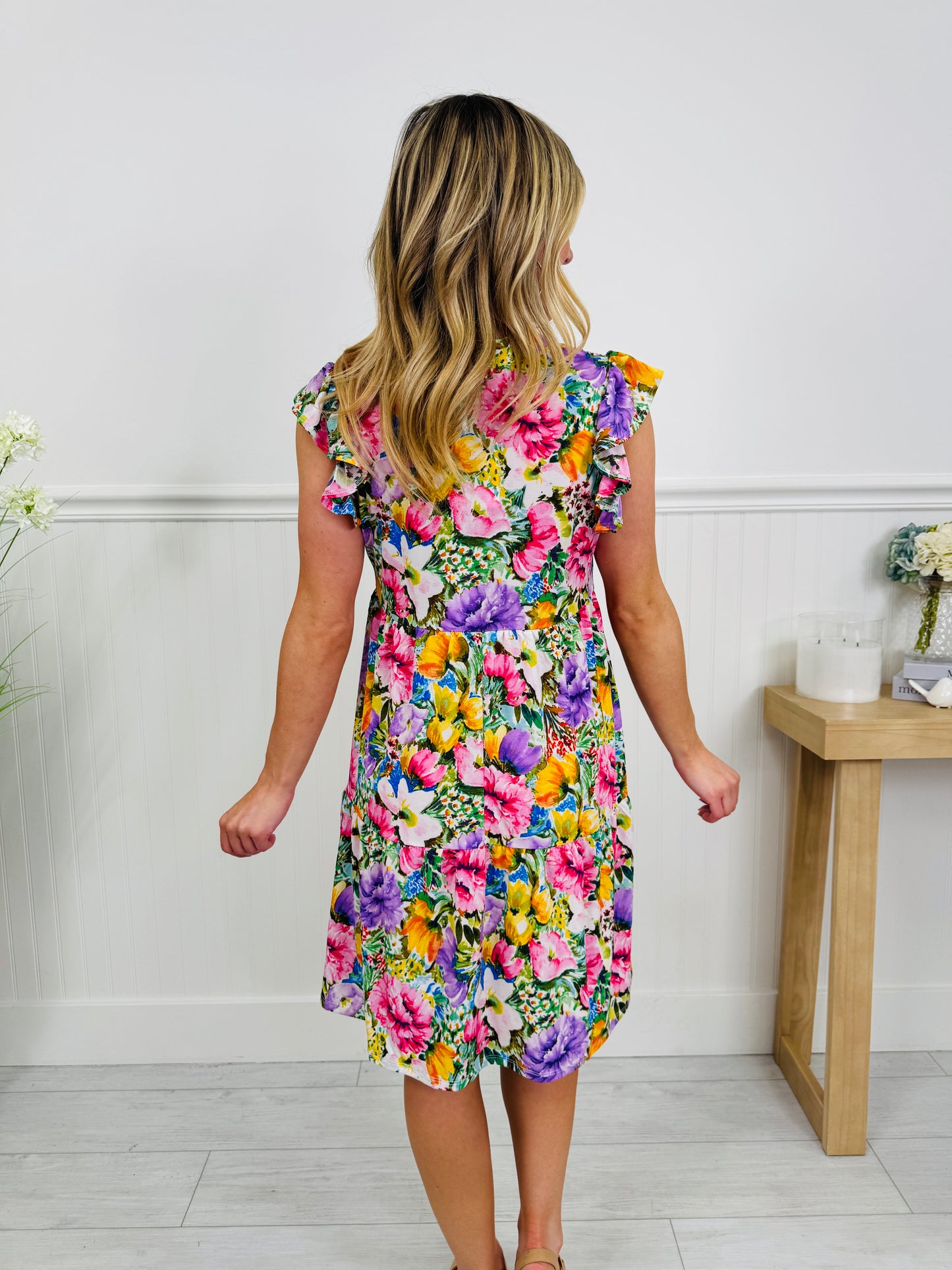Sunshine on Repeat Dress in New Orleans Print