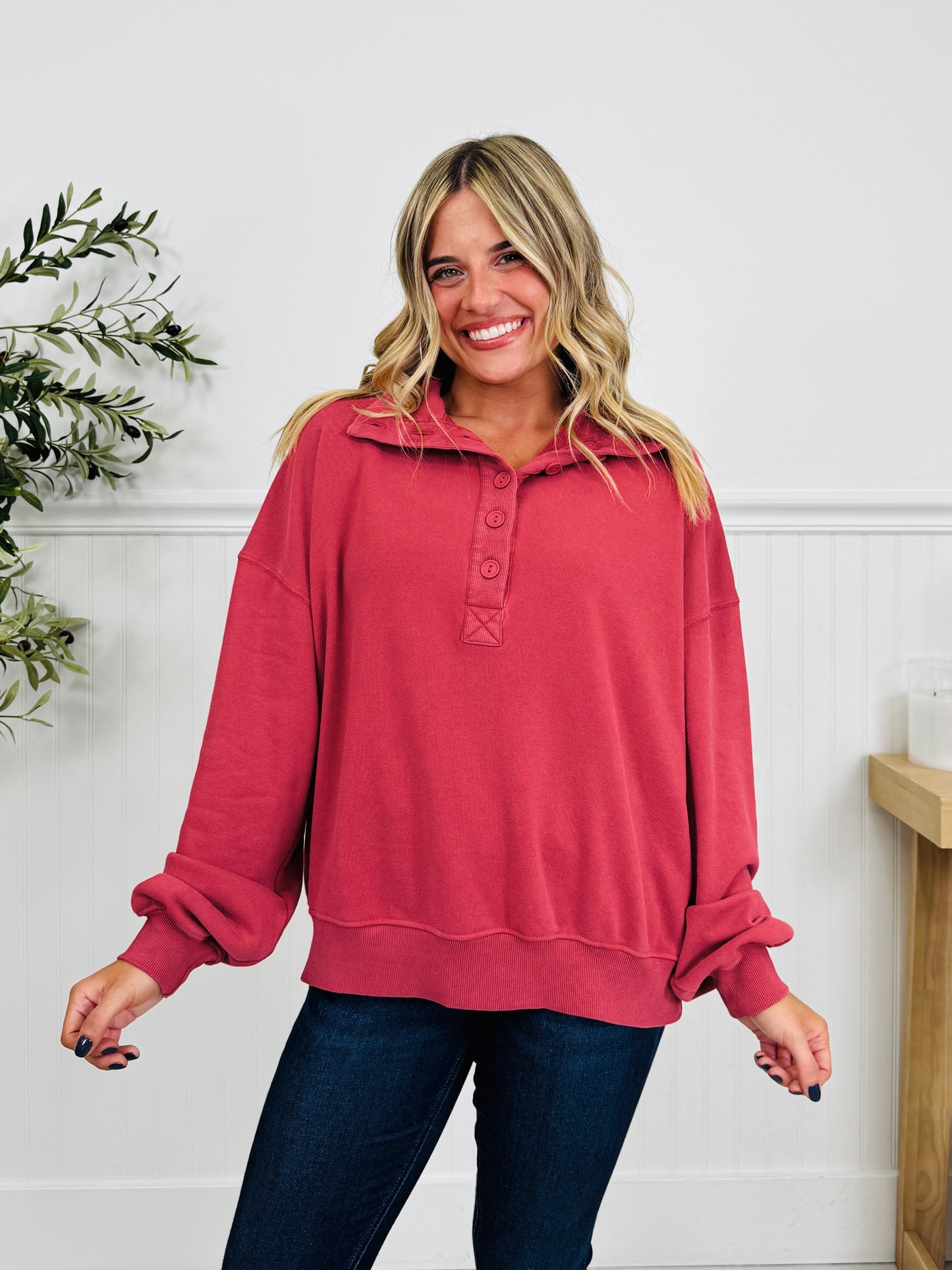 Relaxed Routine Pullover In Multiple Colors