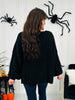 Hey Boo Sweater In Black