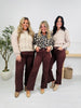 Chocolate Charm Tummy Control Straight Jeans