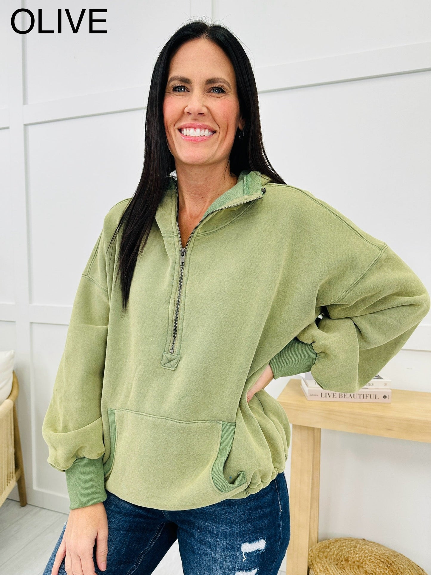 Laidback Layers Sweatshirt- Multiple Colors!