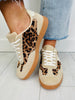 Off The Sidelines Sneakers in Beige Leopard