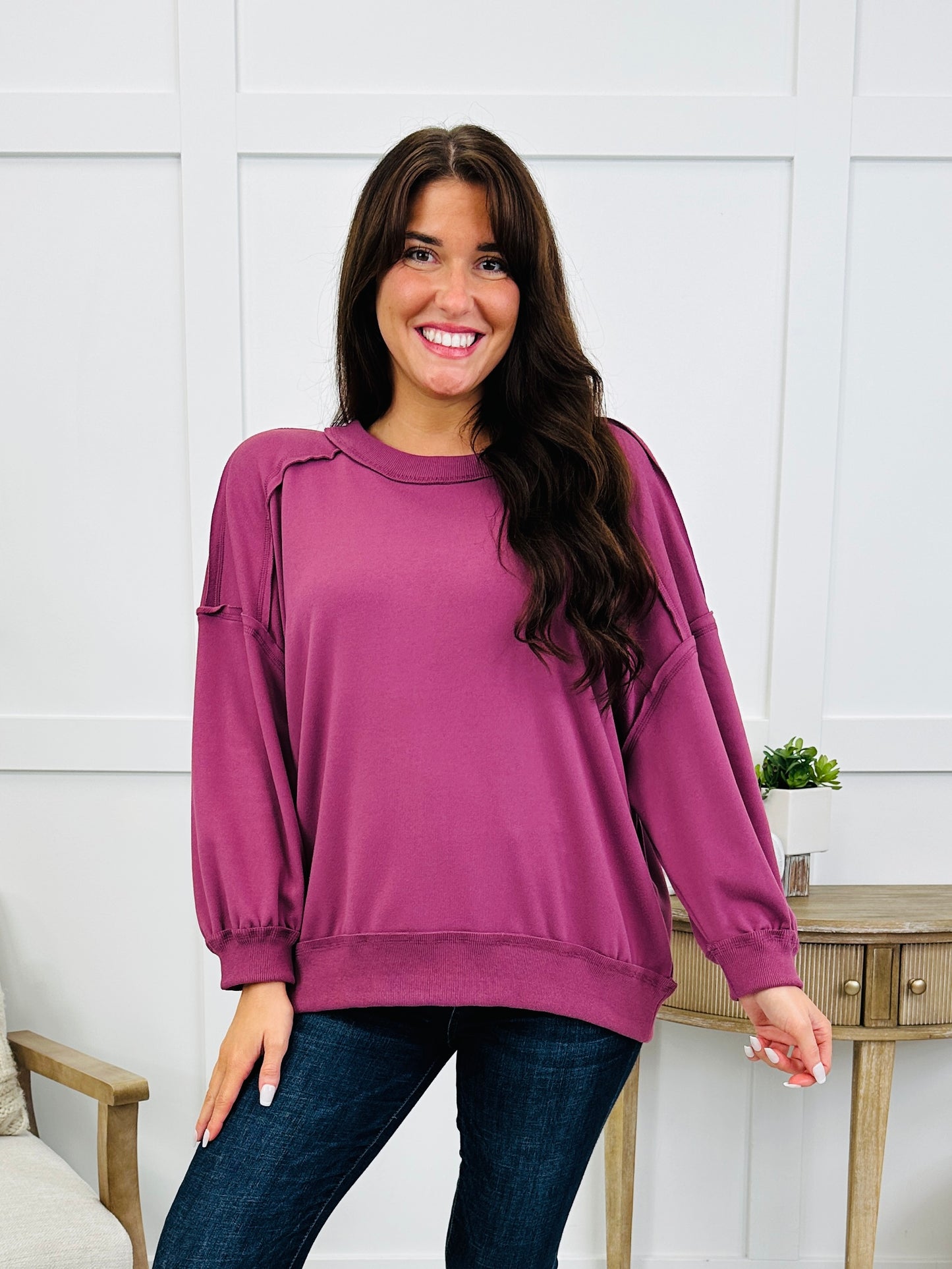 Calm & Collected Pullover In Multiple Colors