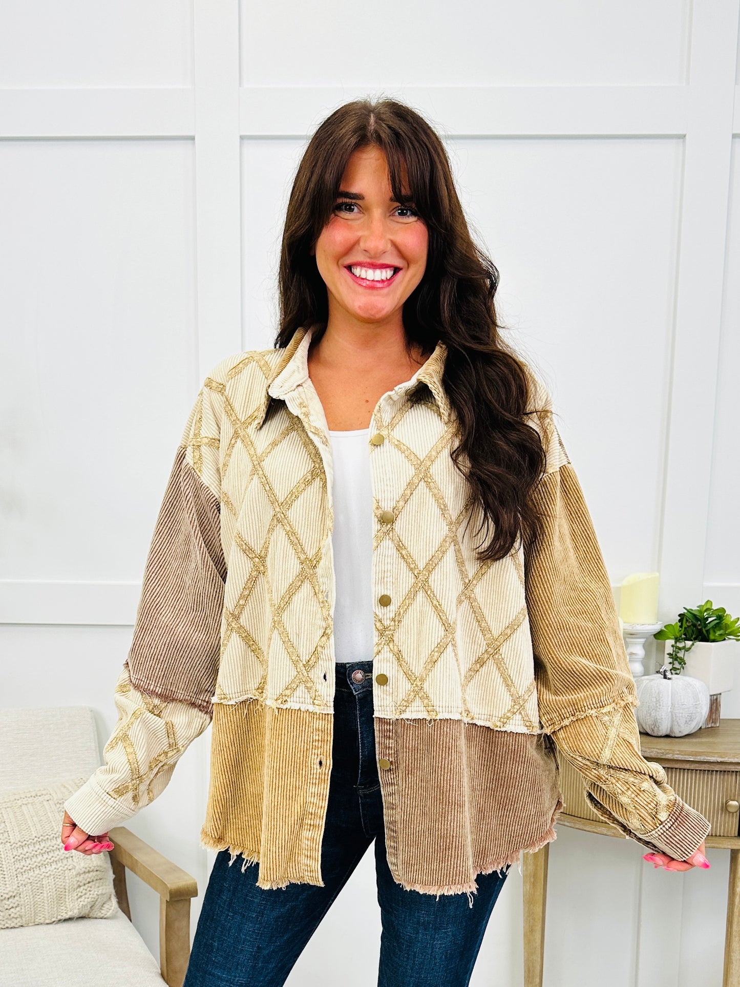 Open Range Jacket In Mustard