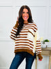 Downtown Stripe Pocket Top In Multiple Colors