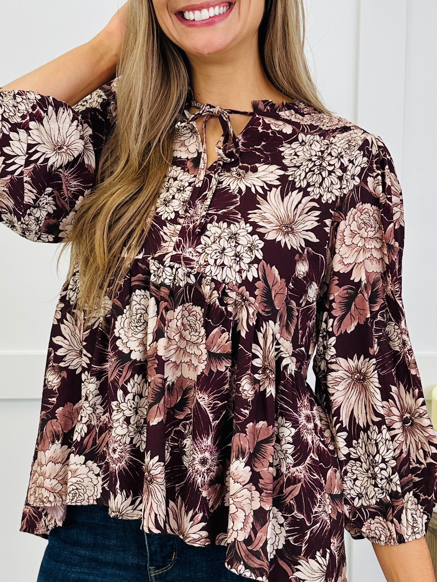 Plum Petals Top