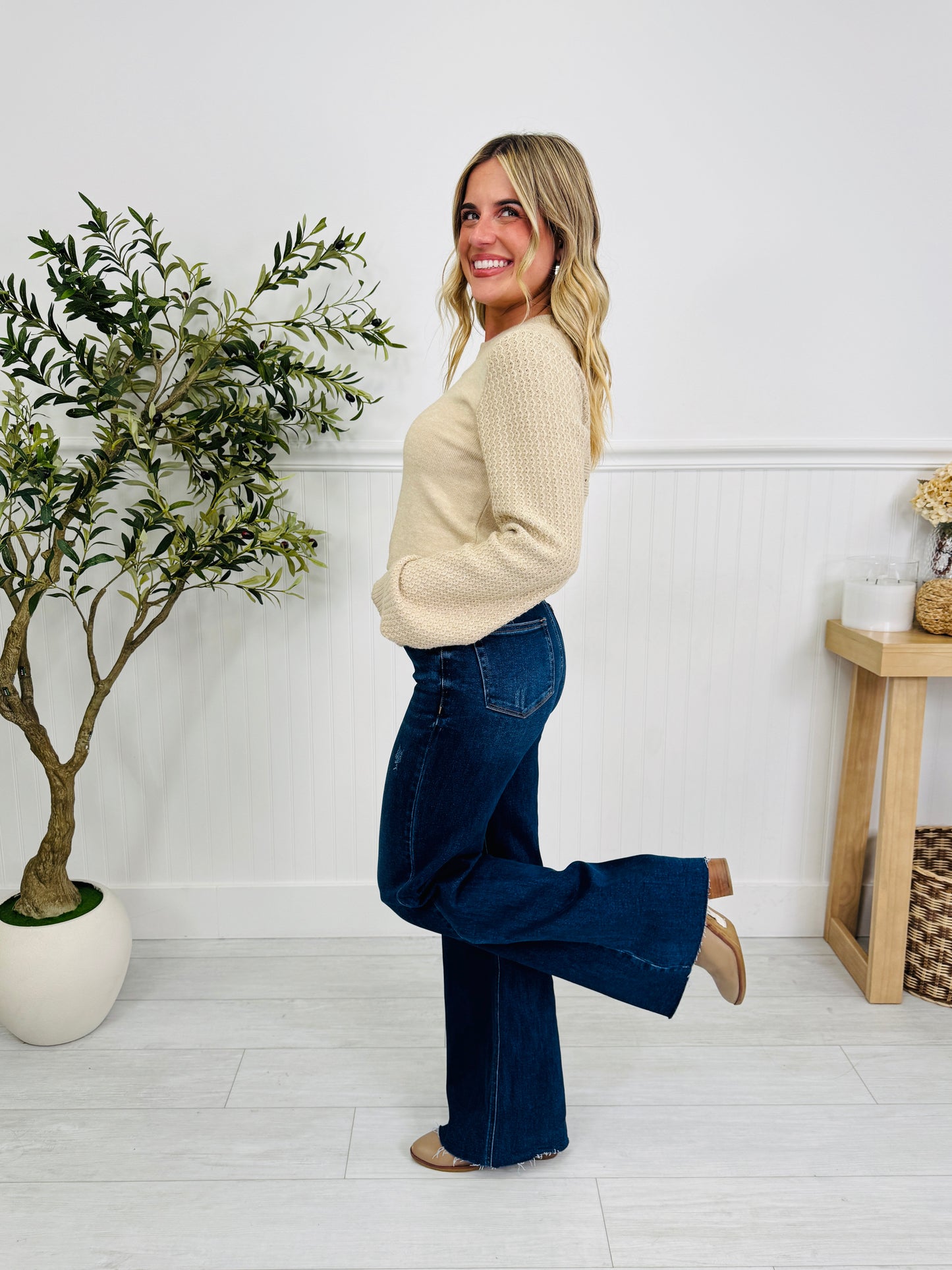 Under Control Wide Leg Tummy Control Jeans